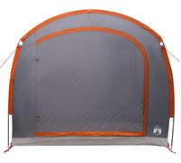 vidaXL Tente avec toit Gris et orange 268 x 240 x 191 cm Polyester