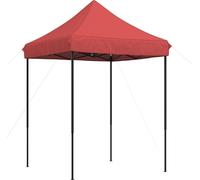 vidaXL, tente de fête, 200 x 200 x 306 cm, couleur bordeaux, tissu Oxford