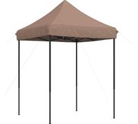 vidaXL Tente de fête, 200 x 200 x 306 cm, couleur marron, tissu Oxford