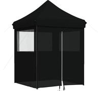 vidaXL Tente de fête, 200 x 200 x 306 cm, noire, en tissu Oxford