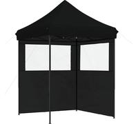 vidaXL Tente de fête, 200 x 200 x 306 cm, noire, en tissu Oxford