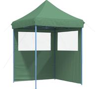 vidaXL Tente de fête 200 x 200 x 306 cm, vert, en tissu Oxford