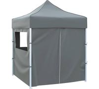 vidaXL Tente de fête, 200 x 200 x 315 cm, anthracite, tissu Oxford