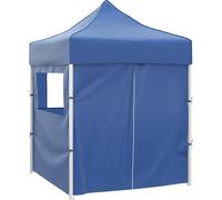 vidaXL Tente de fête 200 x 200 x 315 cm, bleu, tissu Oxford