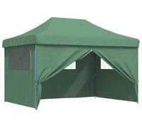 vidaXL Tente de fête, 279 x 410 x 315 cm, vert, tissu Oxford