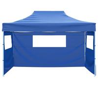 vidaXL Tente de fête, 291 x 431 x 315 cm, bleu, tissu Oxford