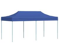 vidaXL Tente de fête, 291 x 580 x 315 cm, bleu, tissu Oxford