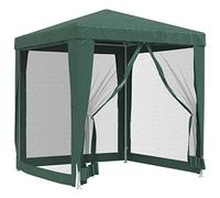 vidaXL Tente de fête avec 4 parois latérales en Maille Vert 2x2 m PEHD