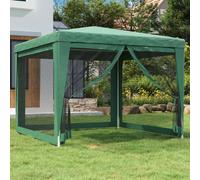 vidaXL Tente de fête parois Maille Vert