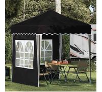Tente de réception pliable vidaXL 195 x 195 x 245 cm, tissu Oxford noir
