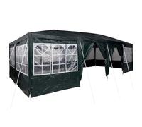 vidaXL Tente de fête Vert 800 x 400 x 266 cm Polyéthylène, Tente de Jardin, abri Mobile, Protection Contre la météo, Ombre UV, Pavilion temporaire, Parfait pour événements