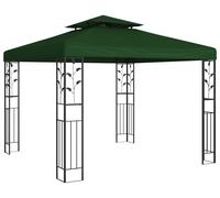 vidaXL Tente de jardin 3 x 3 x 2,68 m Vert Polyester et acier