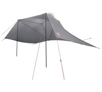 vidaXL Tente de jardin 350 x 250 cm, gris et orange, polyester et acier