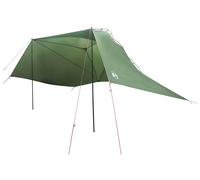 vidaXL Tente de jardin 350 x 250 cm, verte, en polyester et en acier