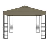 vidaXL Tente de jardin 3x3 m Taupe 180 g/m
