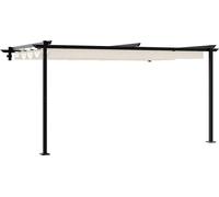 vidaXL Tente de jardin Crème 400 x 300 x 200 cm Polyester
