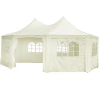 vidaXL | Tente de jardin Over | Crème 6 x 4,5 x 3 m Tissu