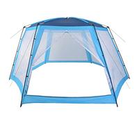 vidaXL Tente de Piscine Abri de Soleil Tente de Plage Abri de Protection UV Auvent Jardin Terrasse Cour Extérieur Tissu 660x580x250 cm