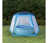 vidaXL Tente de piscine Bleu 500x433x250 cm