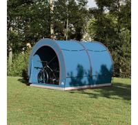 Vidaxl Tente De Rangement Pour Vélos Avec Toit Bleu 256 X 222 X 182 Cm