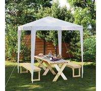vidaXL Tente de réception 2 x 2 m blanche