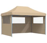 vidaXL, tente de réception, 279 x 410 x 315 cm, beige, tissu Oxford