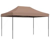 vidaXL, tente de réception, 279 x 410 x 315 cm, couleur marron, tissu Oxford