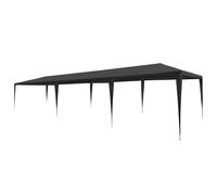vidaXL Tente de réception 3x9 m PE Anthracite