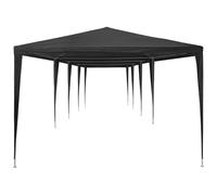 vidaXL Tente de réception 3x12 m PE Anthracite
