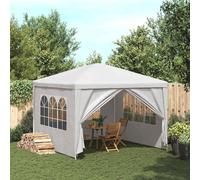 vidaXL Tente de réception 3x3 m blanche
