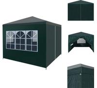 vidaXL Tente de réception 3x3 m Vert - Pavillons & Tentes de réception