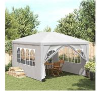 vidaXL Tente de réception 3x4 m blanche