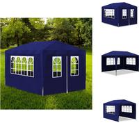 vidaXL Tente de réception 3x4 m Bleu - Pavillons & Tentes de réception