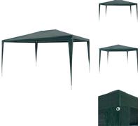 vidaXL Tente de réception 3x4 m PE Vert - Pavillons & Tentes de réception