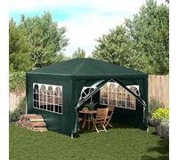 vidaXL Tente de réception 3x4 m Vert