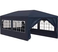 vidaXL Tente de réception 3x6 m bleue