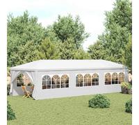 vidaXL Tente de réception 3x9 m Blanc