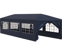 vidaXL Tente de réception 3x9 m bleue
