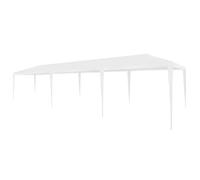 vidaXL Tente de réception 3x9 m PE blanc