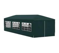 vidaXL Tente de réception 3x9 m Vert