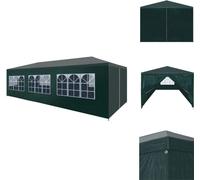 vidaXL Tente de réception 3x9 m Vert - Pavillons & Tentes de réception