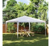 vidaXL Tente de réception 4 x 4 m blanche