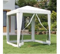 vidaXL Tente de Réception avec 4 Parois Latérales en Maille Tonnelle Chapiteau Pavillon Belvédère Patio Jardin Extérieur 48520