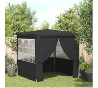 vidaXL Tente de réception professionnelle avec parois latérales 2,5×2,5m Anthracite 90 g/m