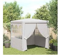vidaXL Tente de Réception avec Parois Latérales Belvédère Tonnelle Pavillon Chapiteau Mariage Barbecue Voyage de Camping 48518