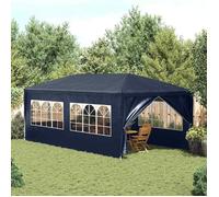 vidaXL Tente de Réception Bleu Tonnelle Pavillon Chapiteau de Jardin Patio 90337