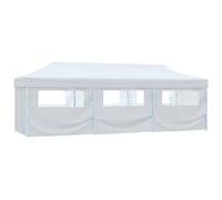 vidaXL Tente de réception escamotable 3x9 m Blanc