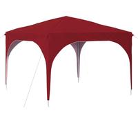 vidaXL Tente de réception pliable 290 x 290 x 245 cm Rouge bordeaux