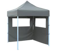 vidaXL Tente de Réception Pliable avec 2 Parois Tonnelle d'Extérieur Chapiteau de Jardin Belvédère Voyage de Camping 48884