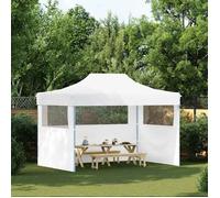 vidaXL Tente de Réception Pliable avec 3 Parois Tonnelle d'Extérieur Chapiteau de Jardin Belvédère Voyage de Camping 48899